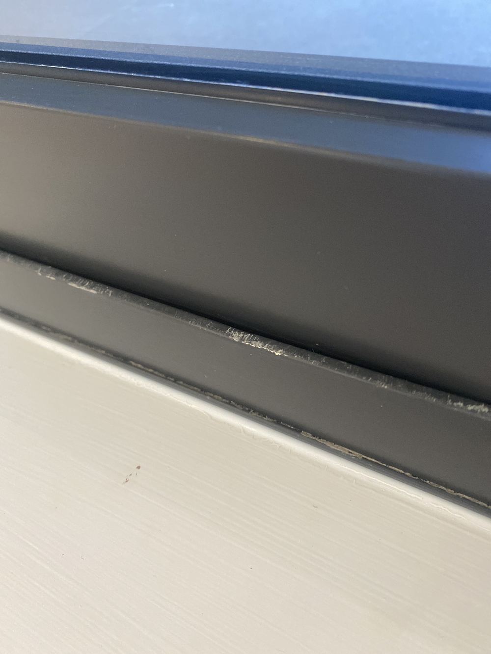 Damage to a sliding door and its frame, Tallawong