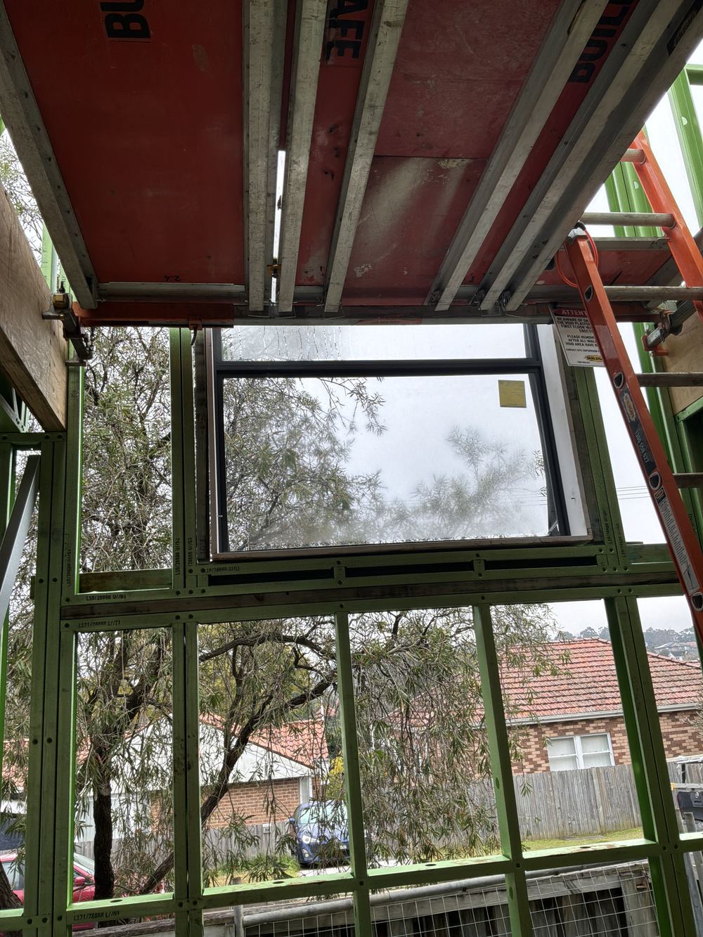 Flashing missing under the windows, leaving the sill open to water, Ermington, Tallawong