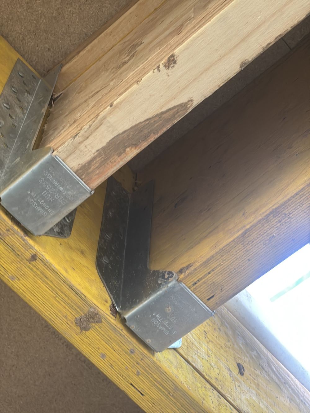 Framing around a void needing more fixings before it is lined, North Rocks, Tallawong